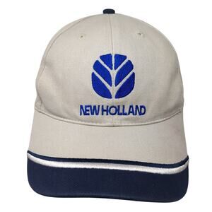 New Holland Slideback Baseball Cap Beige One Size Adjustable Cary Francis Group